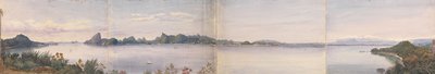 Panorama over Rio de Janeiro, Brasilien af Admiral Sir Edward Gennys Fanshawe