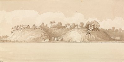 "Vewa, Feejee-øerne, oktober 1849 [Fiji] af Admiral Sir Edward Gennys Fanshawe