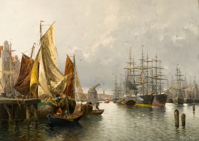 I havnen i Le Havre af Adolf Kaufmann