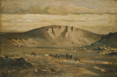 Ensomt landskab (bøndernes bryllup) af Adolf Kosárek
