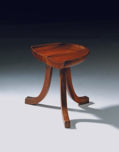 Three-legged stool, c.1903 (cherrywood) dani af Adolf Loos
