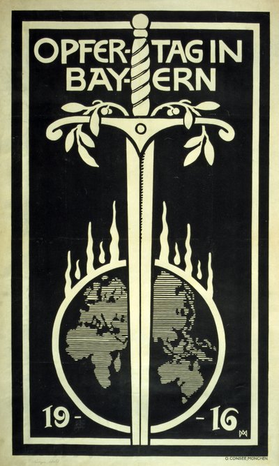 Tysk fundraising-plakat 