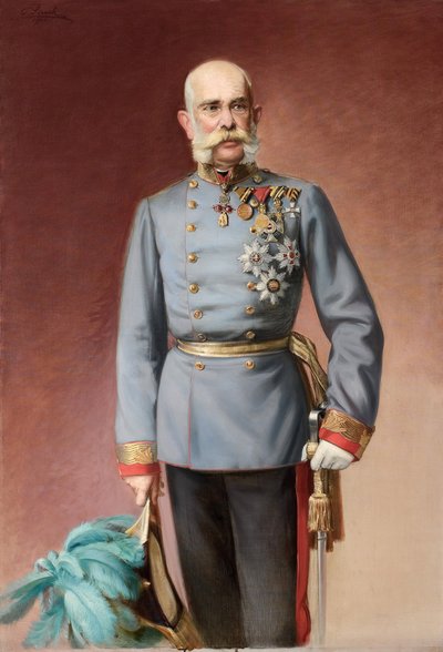 Portræt af Franz Joseph I af Østrig af Adolf Pirsch