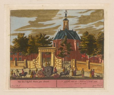 Udsigt over den nye kirke i Haag Vúë de l