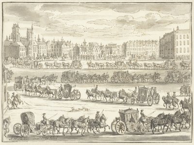 Cornelis Hops indtræden som ambassadør i Paris, 23. juni 1719 af Adolf van der Laan