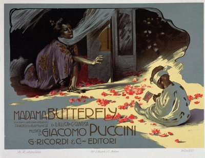 "Madame Butterfly" af Puccini af Adolfo Hohenstein