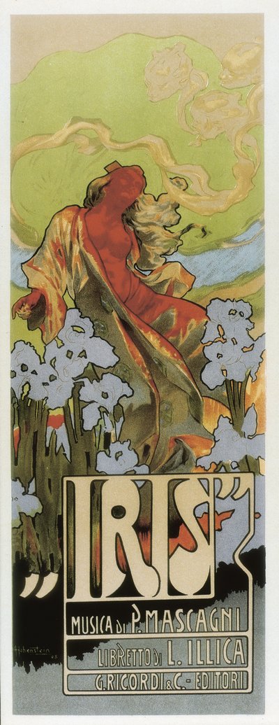 Opera "Iris af Pietro Mascagni af Adolfo Hohenstein