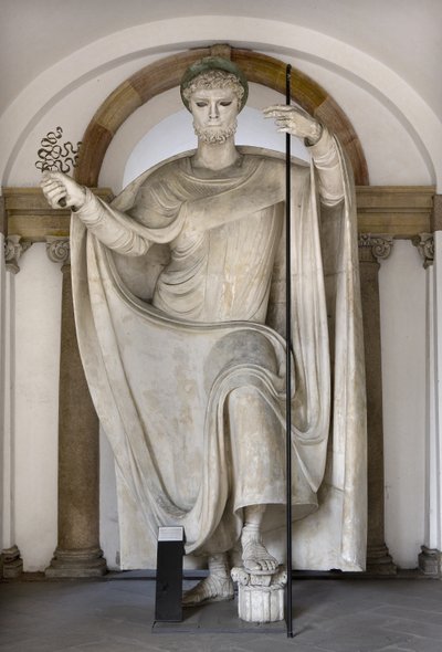 Sankt Ambrosius, biskop af Milano, ca. 1920 af Adolfo Wildt
