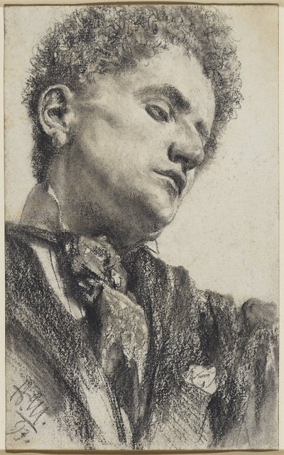 Leder af en ung mand af Adolph Menzel