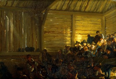 Bondeteater i Tyrol, 1859 af Adolph Menzel