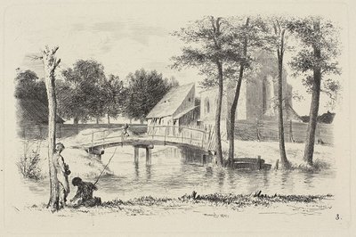 Tallerken tre, fra Radierversuche af Adolph Menzel