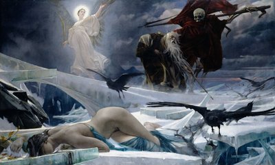 Ahasverus ved Verdens Ende af Adolf Hiremy Hirschl