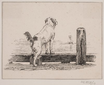 Hunden ved stranden af Johan Adolph Kittendorff