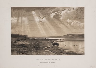 Jysk fjordlandskab af Johan Adolph Kittendorff