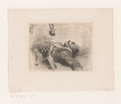 død husar af Adolph Menzel