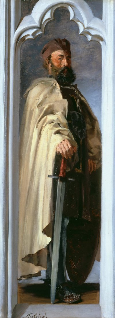 Siegfried von Feuchtwangen, stormester for de teutoniske riddere, 1846. af Adolph Menzel