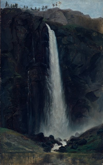 Feigum vandfald (maleri) af Adolph Tidemand