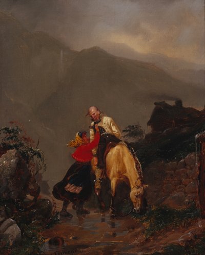 Fra kirken af Adolph Tidemand