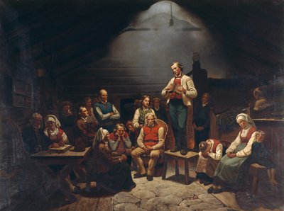 Haugianer af Adolph Tidemand