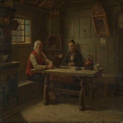 Ensomhed i alderdommen af Adolph Tidemand