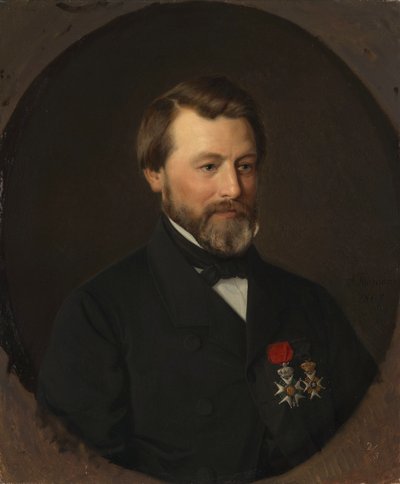 Portræt af Emil Tidemand, kunstnerens bror af Adolph Tidemand