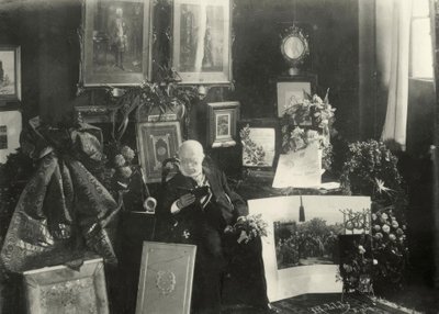 Menzel på sin 80-års fødselsdag / Foto af Adolph Menzel
