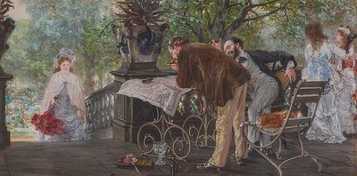 Rejseplaner. 1875 af Adolph Menzel
