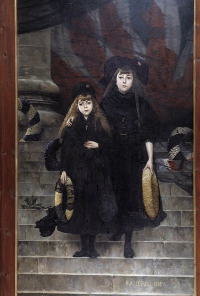 Alsace og Lorraine, maleri af A.A. Lesrel af Adolphe Alexandre Lesrel