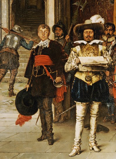 Musketeers of the Kingdani af Adolphe Alexandre Lesrel
