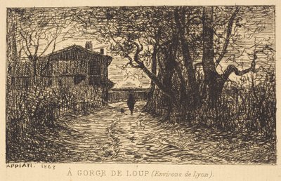 En kløft ved Loup af Adolphe Appian