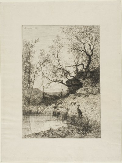 En Dam nær Roussillon af Adolphe Appian