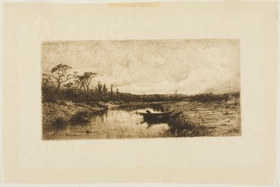 En efterårsaften: I nærheden af Rossillon af Adolphe Appian