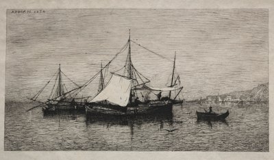 Cabotagebåde (Italiens kyster) af Adolphe Appian