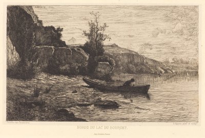 Kanter af Bourget-søen af Adolphe Appian