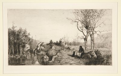 Bredder af åen ved Rossilon (Ain) af Adolphe Appian