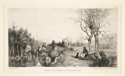 Bredder af åen ved Rossilon (Ain) af Adolphe Appian