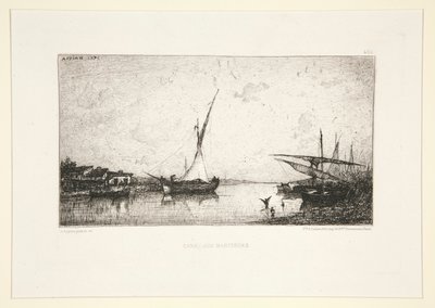 Kanal i Martigues af Adolphe Appian