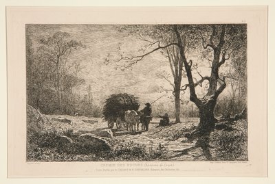 Stien til klipperne (omkring Creys) af Adolphe Appian
