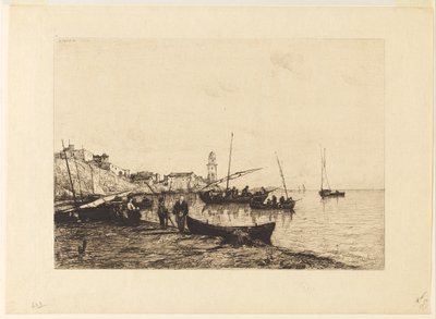 Sanremo Havn af Adolphe Appian