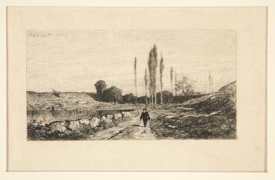 Trail på kanten af af Adolphe Appian