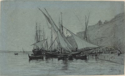 Monacos havn af Adolphe Appian