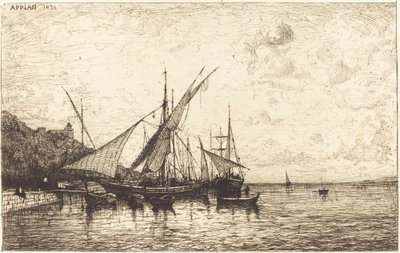 Monacos havn af Adolphe Appian