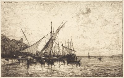 Havnen i Monaco af Adolphe Appian