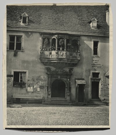 Alsace facade, Vagthus i Colmar af Adolphe Braun