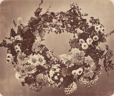 Blomster- og bærkrans af Adolphe Braun