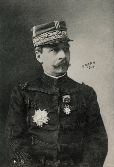 Portræt af general Alfred Amedee Dodds (foto) af Adolphe Braun