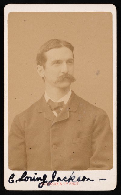 Portræt af Charles Loring Jackson 1847-1935, cirka 1887. af Adolphe Braun