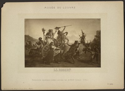 [Hjemkomst fra Madonna dell’Arco-festen af Robert, Musée du Louvre] af Adolphe Braun