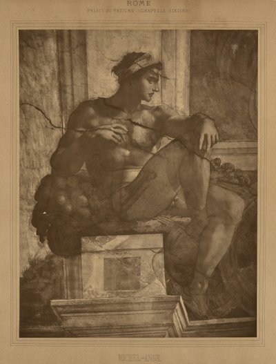 Rom - Vatikanet, Det Sixtinske Kapel, Michelangelo af Adolphe Braun