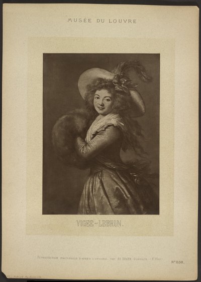 [Selvportræt af Vigee-Lebrun, Louvre-museet] af Adolphe Braun